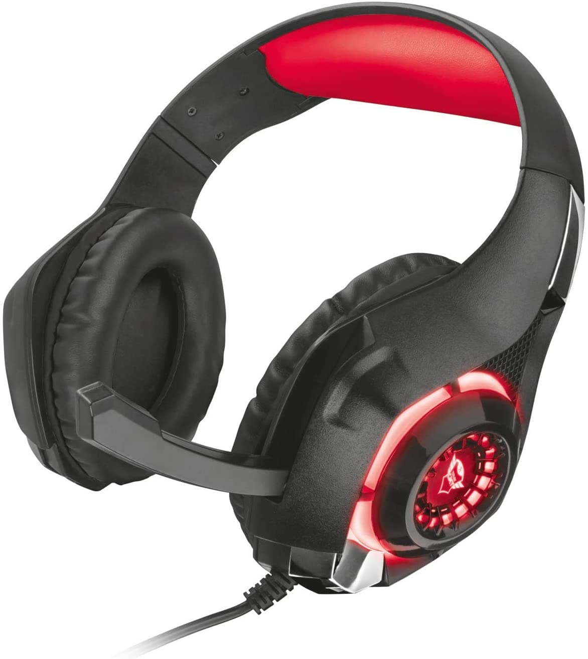 Auricular Con Microfono Gamer Trust NERO (GXT 313) Con Luz