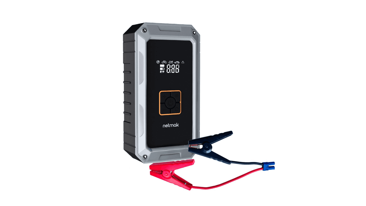 Compresor + Arrancador Con Powerbank Netmak (NM-CA102)