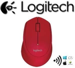 Mouse Inalambrico Logitech M280 Rojo (910-004286)