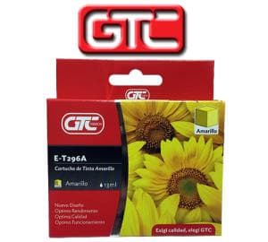 Cartucho EPSON 296 Amarillo GTC (E-T296A)