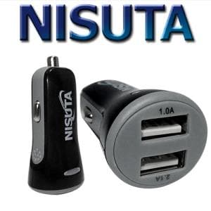 Cargador 12v a 2 USB 2.1A Nisuta (NS-AD12US2E)