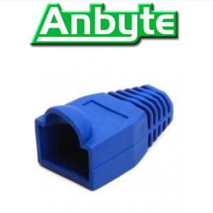 Capuchon RJ45 de Plastico Flexible Anbyte Gris/Azul/Blanco