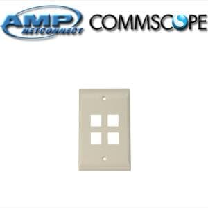 Faceplate AMP 4 Puertos Beige (2111024-1)