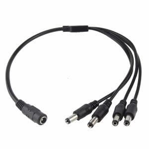 Cable Conector de Alimentacion Divisor 1 a 4 Plug Pronext (AR 4 SPLITTER)