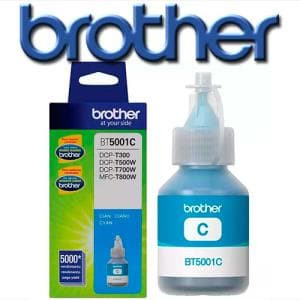 Botella Tinta Brother X 41.8 Ml Cyan BT-5001C