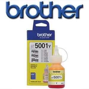 Botella Tinta Brother X 41.8 Ml Amarilla BT-5001Y
