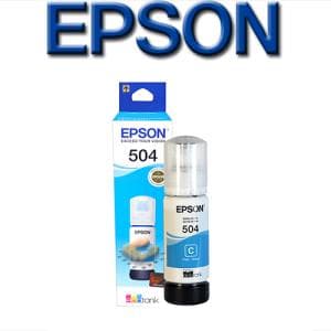 Botella EPSON 504 x 70ml L4150 / L6191 Cyan (T504220-AL)
