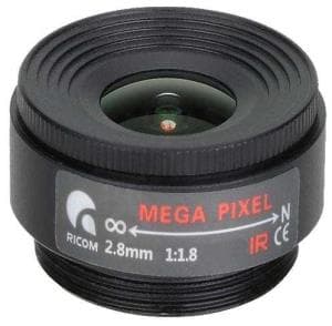 Lente fijo 2.8mm 3Mpx Ricom (NS02812F.IR)