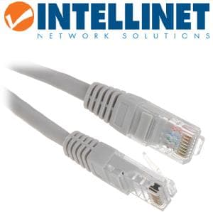 Patch Cord UTP Cat5e 1 Mt  Intellinet Gris (318921)