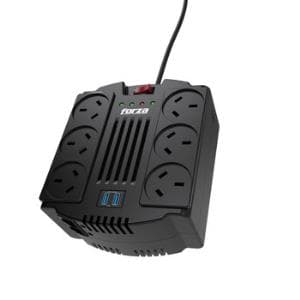 Estabilizador Forza 1200va con 2 Puertos USB (FVR-1202USB-A)