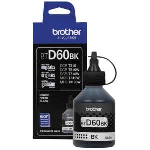 Botella Tinta Brother X 108.0 Ml Negro btD60bk