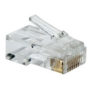 Conector RJ45 Cat5e  X 100U ReguVolt (RV-PLUG-5E)