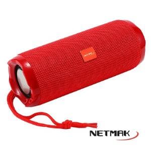 Parlante Bluetooth Netmak 10W (NM-FLOW-R) Rojo