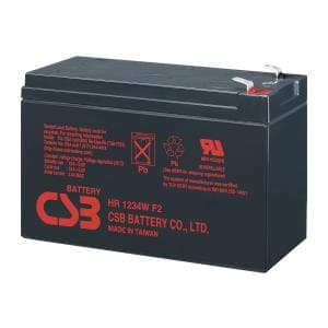 Batería de plomo ácido sellada de 12V, 9A CSB (HR1234WF2)