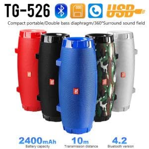 Parlante Bluetooth T&G (TG-526) - 50% OFF