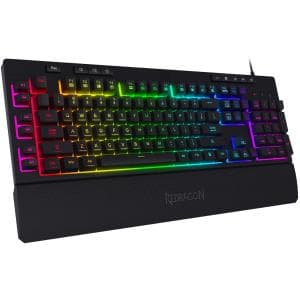Teclado USB Gamer Redragon K512 SHIVA Negro RGB (K512RGB-1)