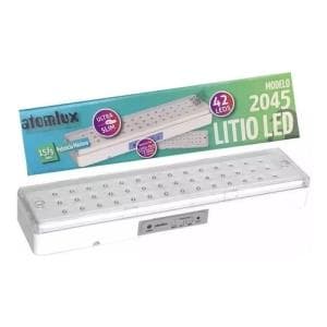 Luz de Emergencia Portatil 2045 Litio LED Ultra Slim Atomlux