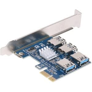 Placa PCI-Express a 4 Puertos USB 3.0 Frente Ciego (MLA930261580)