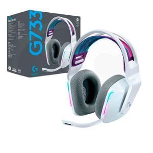 Auricular Inalambrico Gamer Logitech G733 RGB (981-000882) Blanco