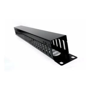 Organizador de Cable ReguVolt 19'' 1U Con Tapa de Metal (RV-O-1U-TAP)