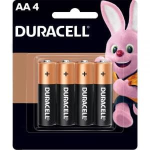 Pila Alcalina Duracell AA Blister X4 1.5V (BP X12)