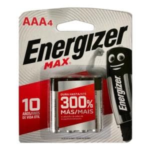 Pila Energizer Alcalina AAA Blister X4 1.5V (AAA BP4)