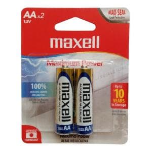 Pila Maxell Alcalina AA Blister x2 1.5V (AA-2BP) (BP X24)