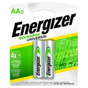 Pila Energizer Recargable AA X2 1.2v 2000mAh (AABP2)