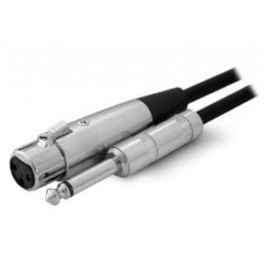 Cable de Audio Canon a 6.5mm Mono 1Mts (AR CANON A 6.5 1MTS) S3054