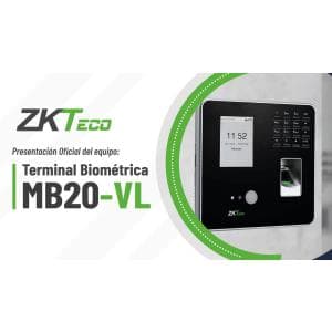 Control Acceso Biometrico c/Reconocimiento Fcial Sin Fuente ZKTeco (MB20-VL)