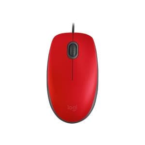 Mouse USB Logitech M110 Silent (M110S 910-006755) Rojo