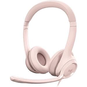 Auricular Logitech Con Microfono USB H390 Rosa (981-001280)