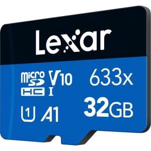 Memoria Micro SD Lexar 32GB Class10 100MB/s 45MB/s (LMS0633032G-BNNNG)