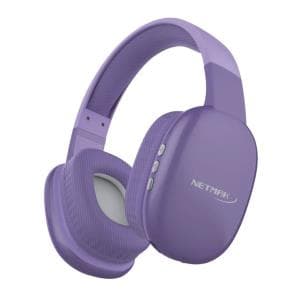 Auricular Bluetooth Dual Tipo Vincha Netmak (NM-VOLT-P) Violeta