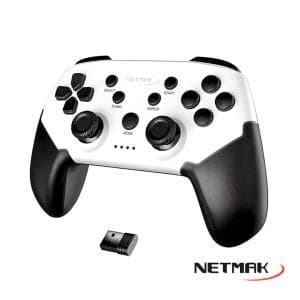 Joystick NETMAK PC/N-SWITCH/PS3/ANDROID 4 en 1 Inalambrico (NM-MAGNUM)