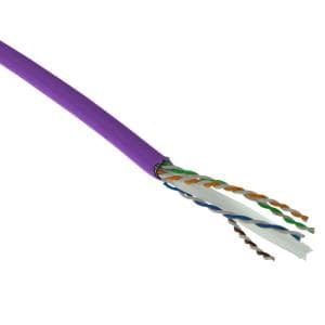 Cable UFTP Cat6A 305mts LSZH 23AWG Vaina Violeta (RV-UFTP-6A)