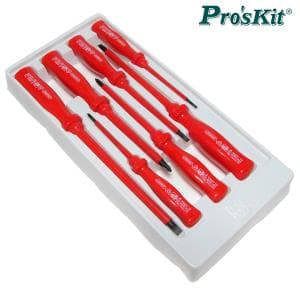 Set de Destornilladores Aislado x7 ProsKit (8PK-8100E)