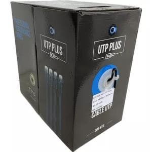 Cable UTP PLUS 305mts Cat6 Exterior 0,5mm (CCA6-N-305)