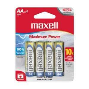 Pila Maxell Alcalina AAA Blister x4 1.5V (AAA-4BP) (BP X24)