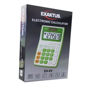 Calculadora Exaktus EX-8V Verde