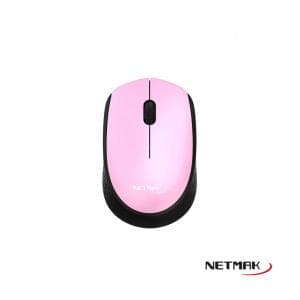 Mouse Inalambrico Netmak (NM-M680-P) Rosa