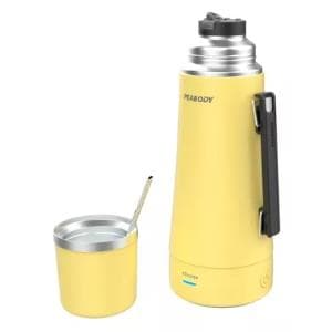 Termo Electrico Peabody 1LT 700W inc Mate/Bombilla (PE-ET1002A) Amarillo
