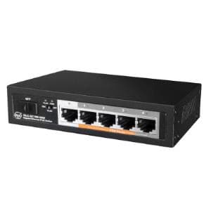 Switch 6 Puertos Fast 4POE 10/100M +1port 10/100 uplink +1 Slot SFP GLC (GLC-GC106-58W)