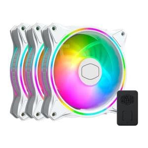 Cooler RGB 120 Mm Cooler Master MASTERFAN MF120 Halo Pack x3 White Edition (MFL-B2DW-183PA-R1)