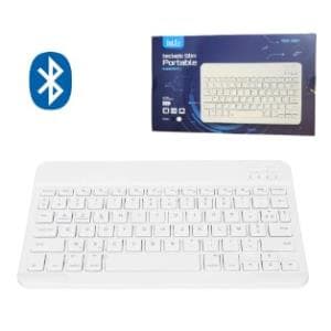 Teclado Inalambrico Bluetooth Portatil Int.Co (RDK-904) BLANCO
