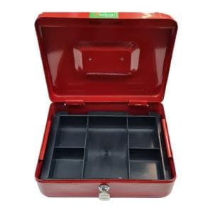 Cofre Portavalores con Bandeja y 2 Llaves Global (COFRE-25X20X9-R)