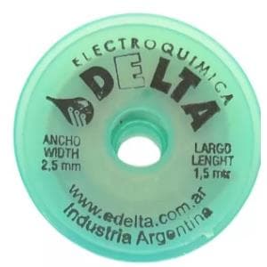 Malla Desoldado 2.5mmX1.5mm  d/Cobre Delta (MALLA)