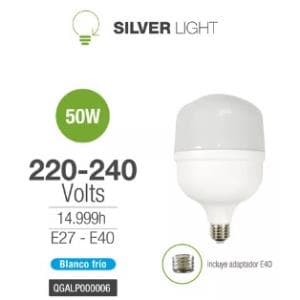 Lampara Led 50w/285w 6500K Fria Silver Light (QGALP000006)