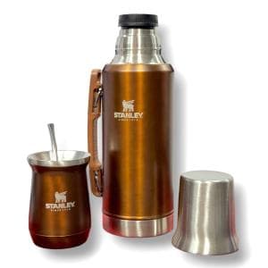 Termo STANLEY simil Mate System + Mate 1.2ltr Color Cobre