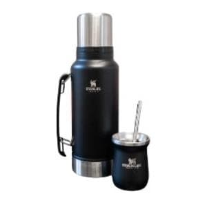Termo STANLEY simil Mate System + Mate 1.2ltr Color Negro